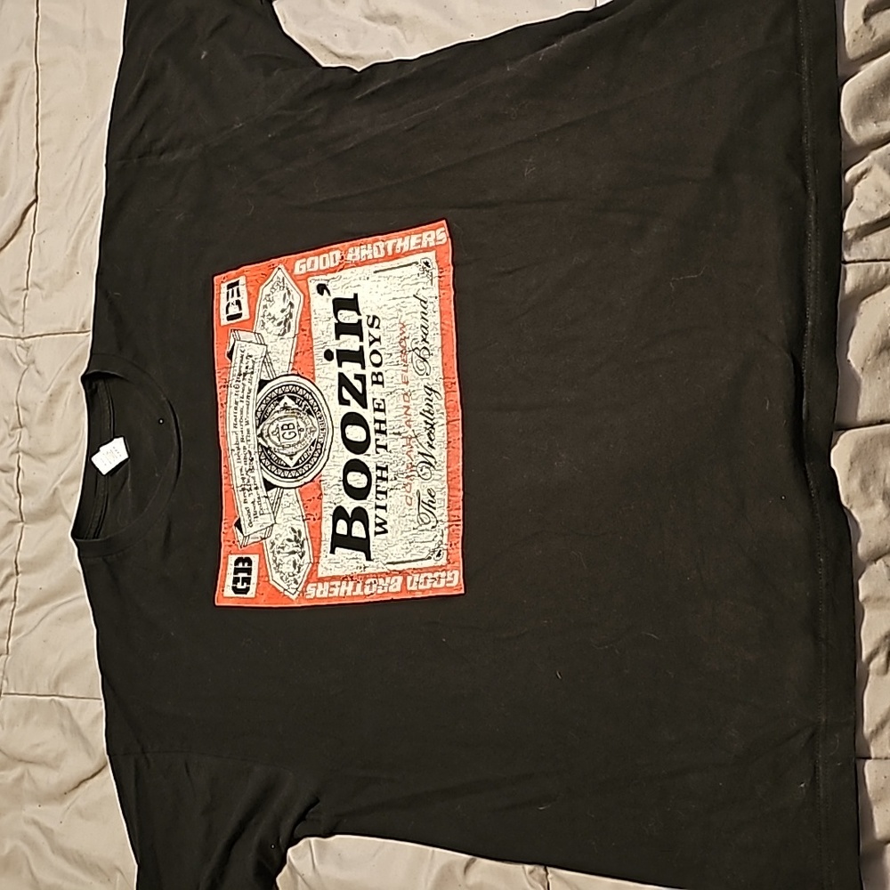 WWE Collar and Elbow Good Brothers wresting shirt black 2xl XXL